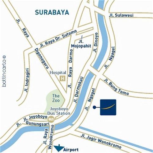 Novotel Surabaya Hotel, Surabaya - Map