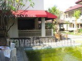 Yogyakarta Indonesia Hotels - Indah Palace Hotel restaurant with pool view